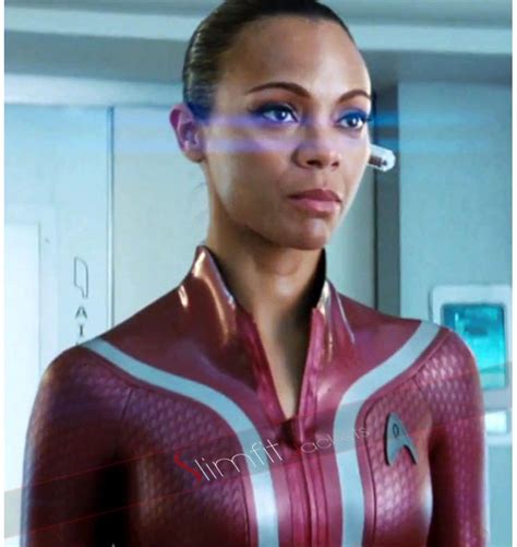 Photo of zoe saldana | star trek promotional photography for fans of zoe saldana 9857527. Zoe Saldana Star Trek Beyond Uhura Jacket | Zoe saldana ...