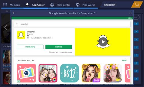 Then open the downloaded snapchat apk file and tap the button to install. Bluestacks Snapchat | How To Use Snapchat On Your PC In 2019?