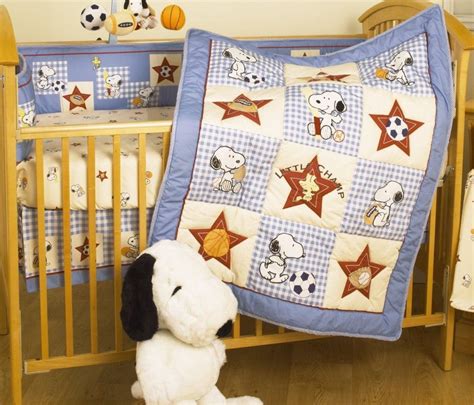 Snoopy baby bedding and peanuts baby crib sets. Snoopy Crib Bedding Set | Crib bedding boy, Baby bedding ...