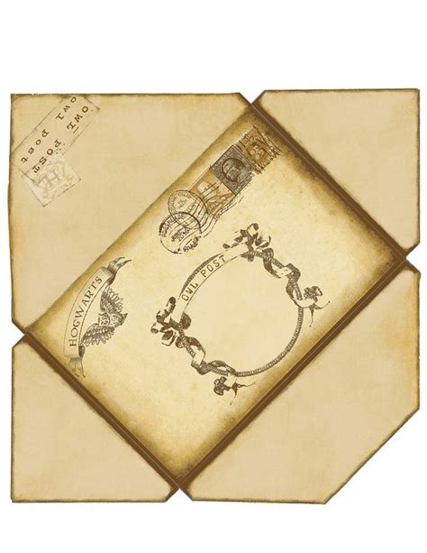Briefumschläge haben oft ein anderes format als wenn sie nur den briefumschlag und keine. Briefumschlag Hogwarts Drucken / Harry Potter Diy ...