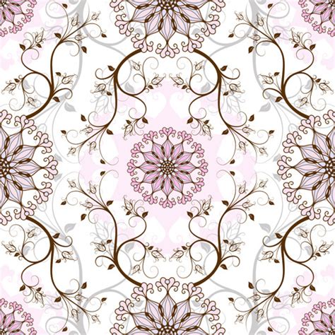 Find the perfect floral pattern stock illustrations from getty images. Elegant floral seamless pattern vector graphic Free vector ...