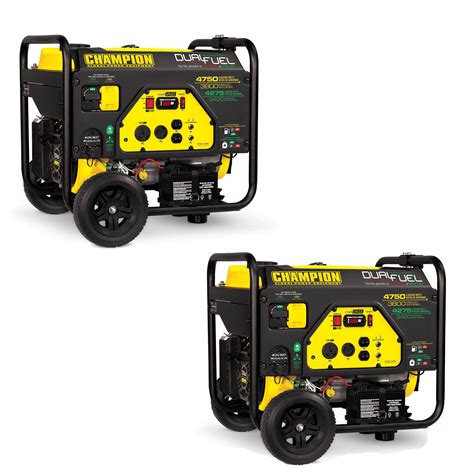 Save 40% on used and refurbished generators. Champion 3800 Watt Portable Electric Start RV Ready Dual ...