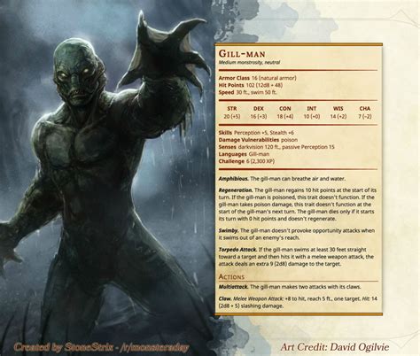 And outputs the fall damage dice. DnD 5e Homebrew — Monsters by Stonestrix