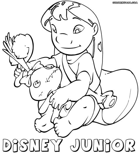 Disney pdf coloring pages are a fun way for kids of all ages to develop creativity, focus, motor skills and color recognition. Disney Junior Vampirina Coloring Pages Free Sheets Easter ...