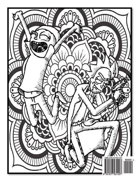 Rick rick and morty coloring page super fun coloring. Pin on Dibujos molones