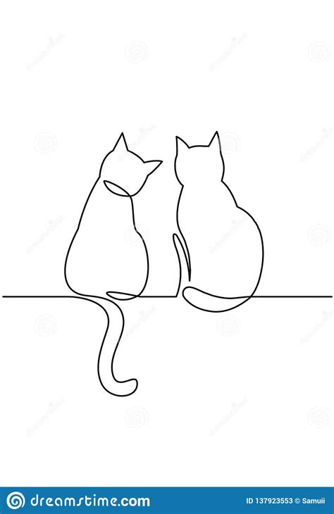 Dessin un chat simple et base, vous aider à pratiquer observations comment dessiner un chat, car il est nécessaire pour vos compétences en dessin! Chat Dessins Simple : Malchance Vectoriels Et ...