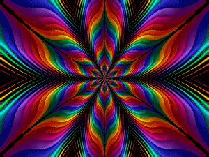 Flormoon.com.ar on we heart it. rainbow trippy gif | WiffleGif