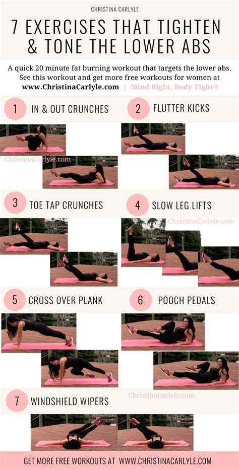 On for 20 seconds and off for 10 seconds. Exercises that Get Rid of Lower Belly (Pooch) Fat