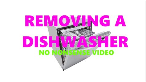 Remove the screws from the brackets that anchor the dishwasher to the bottom of the countertop and to adjacent cabinets. How to remove old dishwasher and install new one ...