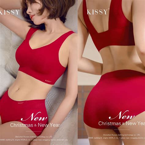 To receive international shipments from shopee. 【Ready stock】 free shipping kissy gules red Underwear bra ...