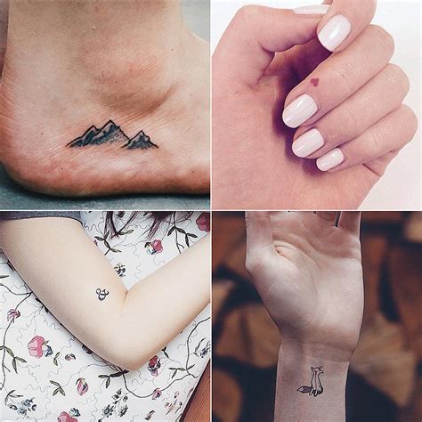 Some first timers prefer to get a small tattoo with minimal detail and not much of the design requiring filling just to get a feel for the process. Small Tattoo Ideas and Inspiration | POPSUGAR Beauty