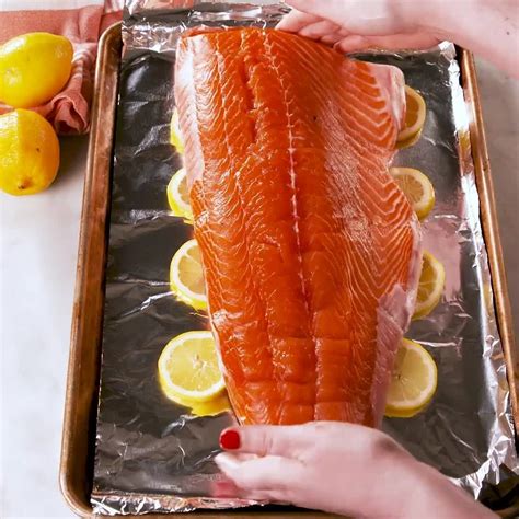 Valentine's day dinner party salmon romantic easy. Delish on Instagram: "Easiest dinner party meal EVER # ...