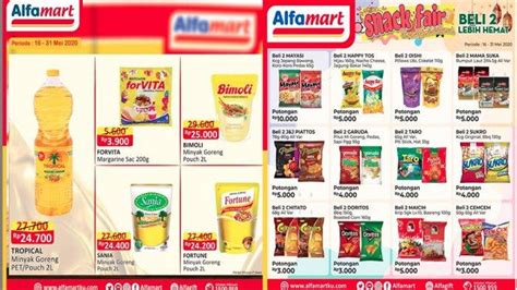 Demikianlah info mengenai katalog promo alfamart terbaru hari ini, selamat berbelanja sesuai dengan kebutuhan. KATALOG PROMO ALFAMART Selasa 26 Mei Minyak Goreng hingga ...