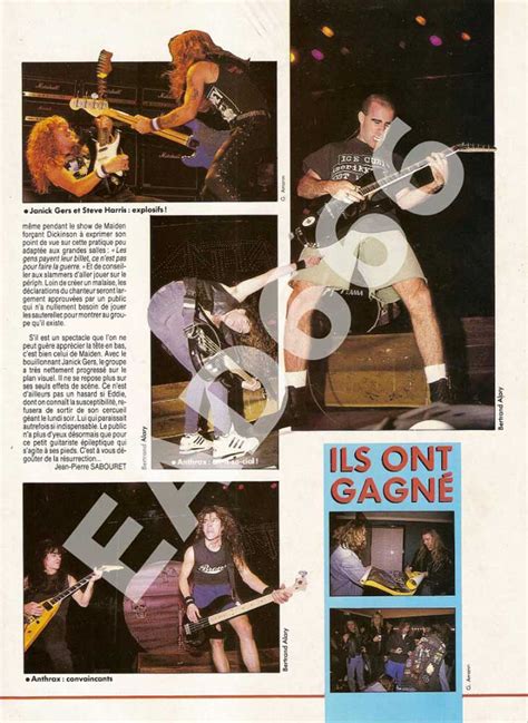 C'est en 1993, il y a 25 ans, que s'ouvre le premier magasin rock a gogo à la tranche sur mer (85). Hard Rock Magazine N°73 - Décembre 1990 - Maiden France