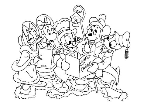 Here is a coloring activity of the fantastic disney character, the mickey mouse coloring pages your child would love to color. disney christmas carols coloring sheet | Christmas Disney ...