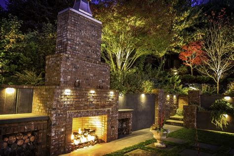 Landscape lighting outdoor lighting outdoor decor fire pit landscaping wood burning fire pit landscape services brick patios cool landscapes the fire feature is a very popular landscape feature. Outdoor Lighting | Gro Outdoor Living
