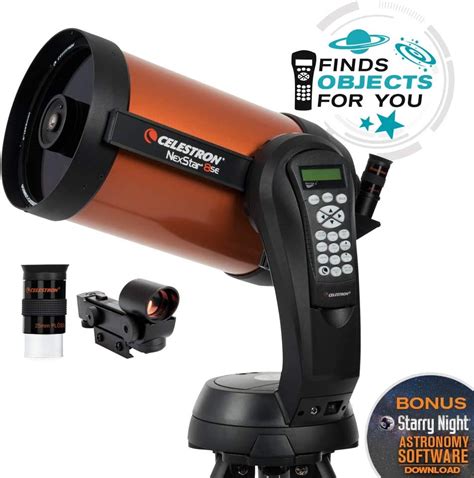 Das cassegrain teleskop ist ein spiegelteleskop. Celestron Schmidt-Cassegrain Teleskop SC 203/2032 NexStar ...