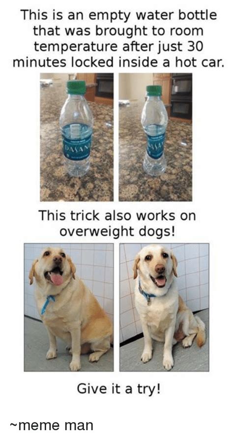 Clearly, the internet has too judging by these memes. This Is an Empty Water Bottle That Was Brought to Room ...