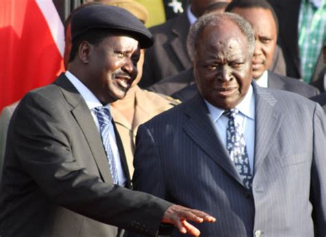 20 hours ago · president uhuru kenyatta (left) and his predecessor mwai kibaki. Kibaki and Raila are finally showing their hand in succession battles