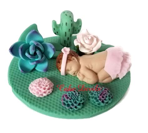 0 out of 5 stars, based on 0 reviews current price $6.39 $ 6. Fondant Cactus Rose and Succulent Baby Shower Cake Topper ...