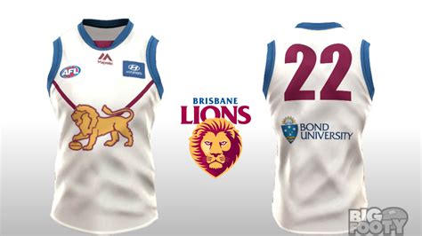 Official afl & nrl clothing, afl guernseys, afl & nrl merchandise across all teams. Brisbane Lions 2019 Clash Guernsey Concept | BigFooty