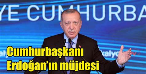 Cumhurbaşkanı recep tayyip erdoğan, cuma günü bir müjdeyi açıklayacağını duyurdu. Cumhurbaşkanı Erdoğan'ın müjdesi