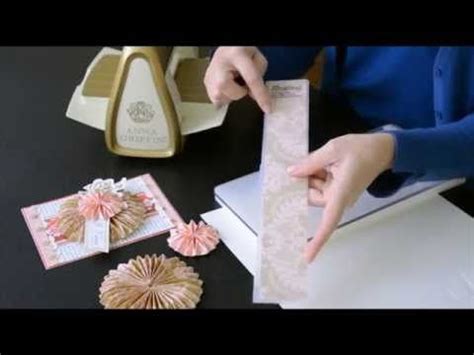 Attach ribbon and tie a bow. Anna Griffin Cuttlebug 3D Paper Tricks How To | Anna ...