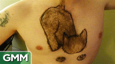 Chest hair design is at chest hair design. World's Craziest Chest Hair Designs - YouTube