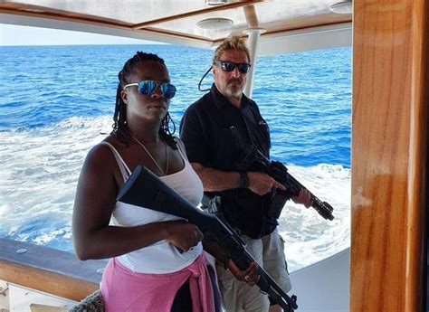 John mcafee said his viral claim that he was arrested in norway for wearing a thong as a face mask was all a hoax. Inside the paranoid world of gun-toting antivirus fugitive ...