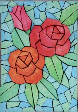 With free printable paper crafts, both you and the kids will have tons of projects to keep yourselves busy on a rainy afternoon. 3D Paper Mosaic (rose)_Canon_11 pages how to do | Paper ...