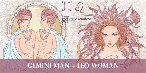 Whether friend or lover, her gemini partner is never far behind and acts as the director of her grand show. Gemini man + Leo woman: Famous couples and Compatibility ♊ ...