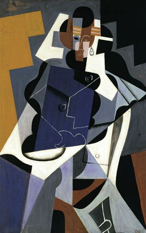 He was among the leaders of the cubist movement in the early 20th century. Juan Gris - Woman, 1915-17. | Pittore