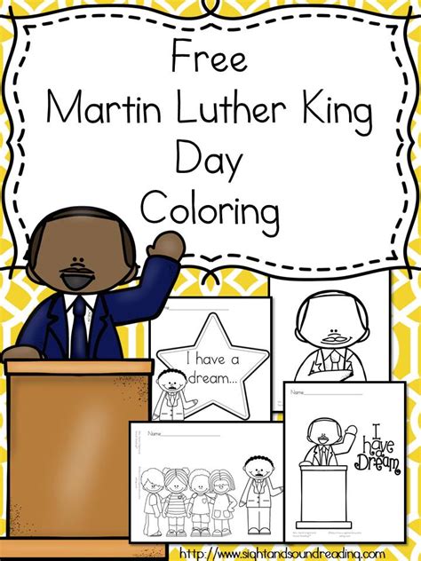 Handprint banner craft for mlk day. FREE Martin Luther King Jr Coloring Pages | Free ...