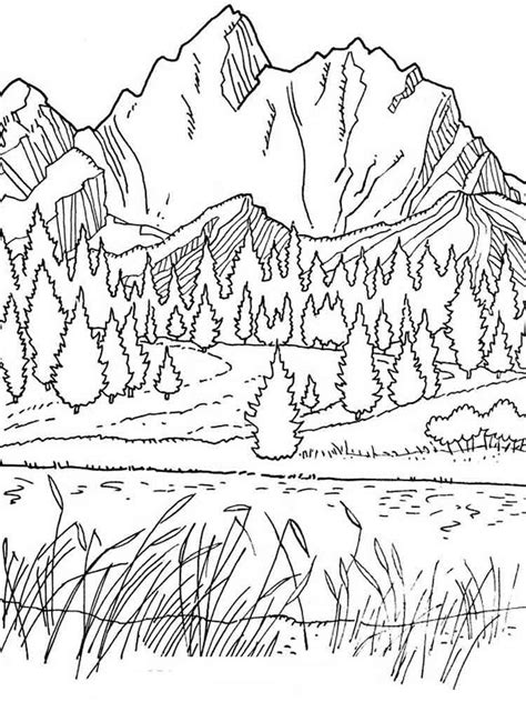 In other works landscape backgrounds for figures can still form an important part of the work. Scenery Coloring Pages for Adults - Best Coloring Pages ...