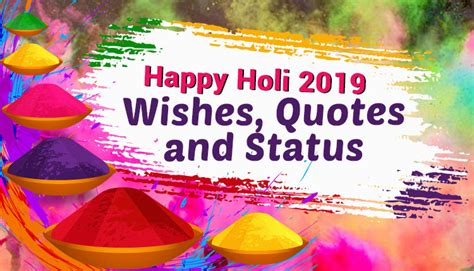 I hope you guys like our holi wishes, sms & wishes collections holi status in hindi, holi wishes image 2019, popular holi festival quotes & more, and syndicate it through social networking sites. holi festival 2019 wishes sms for girlfriend and lover