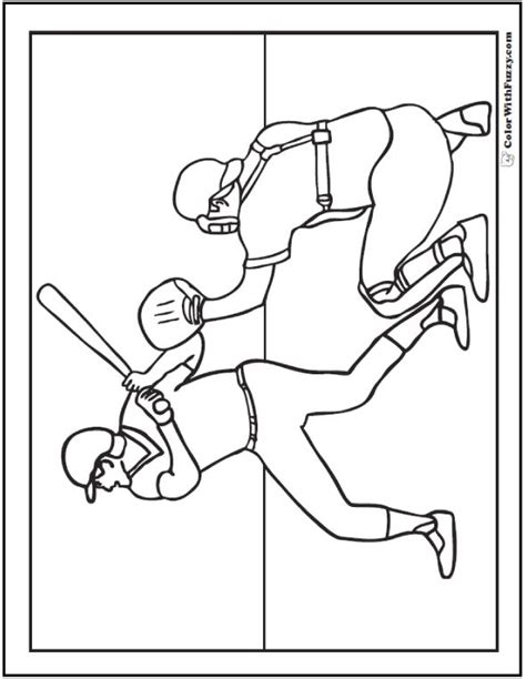 Coloring pages are fun for children of all ages and are a great educational tool that helps children develop fine motor skills, creativity and color recognition! Baseball Coloring Pages Customize And Print PDFs ...