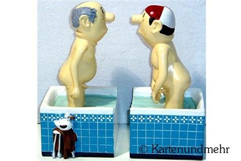 Loriot herren im bad bernhard viktor v. Buchstütze ZWEI HERREN IN DER BADEWANNE nach LORIOT ...