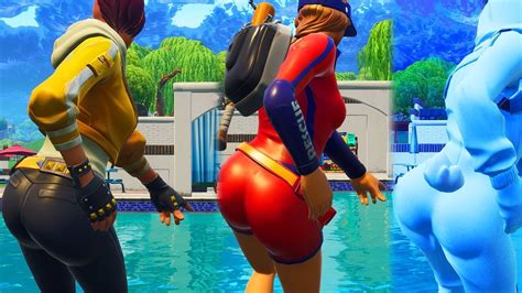 Fortnite comes with different emotes (dances) that will allow users to express themselves uniquely on the battlefield. THICC FORTNITE BATTLE: NEW "BIG BOOTY" SHADE VS SUN ...