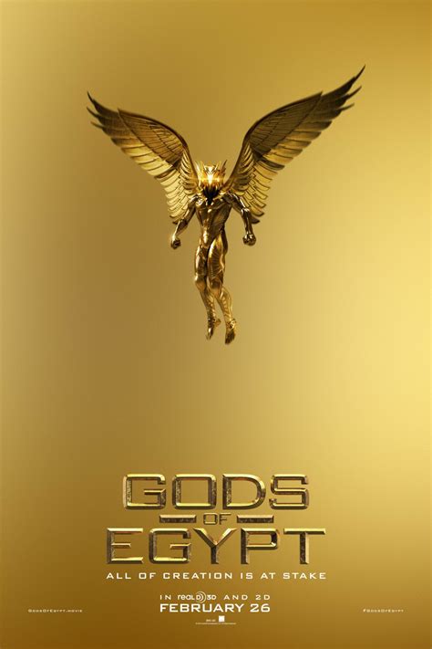 I'm not dissing the movie by any means, it was amazing, but still…. Affiche du film Gods Of Egypt - Affiche 10 sur 16 - AlloCiné