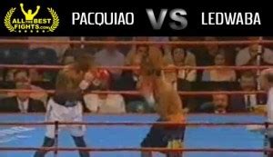 Manny pacman pacquiao vs lehlohonolo ledwaba. Manny Pacquiao vs Ledwaba - full fight Video 2001 ...