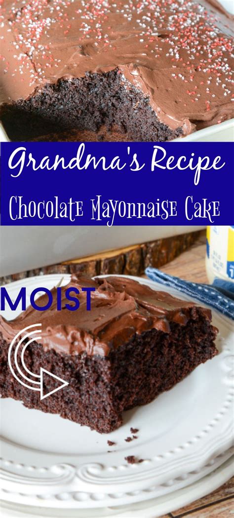 That gives you no excuse to not try it, ya hear? Old Fashioned Chocolate Mayonnaise Cake Recipe | Recipe in ...