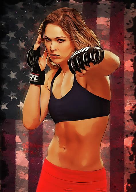 Ronda rousey at the los angeles premiere of the expendables 3 at the tcl chinese theatre in los angeles, california, on august 11, 2014. Ronda Rousey Digital Art by Semih Yurdabak