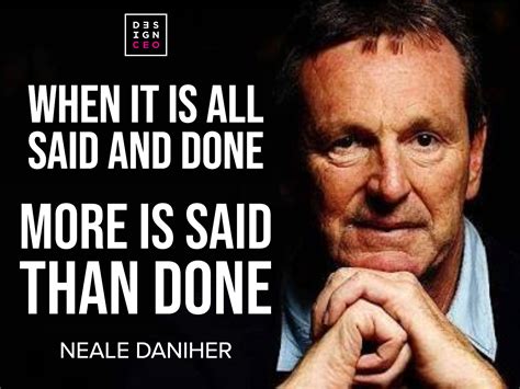 Neale daniher is staying strong instead of fearing death after being diagnosed with motor neurone disease. When it's all said and done | designCEO