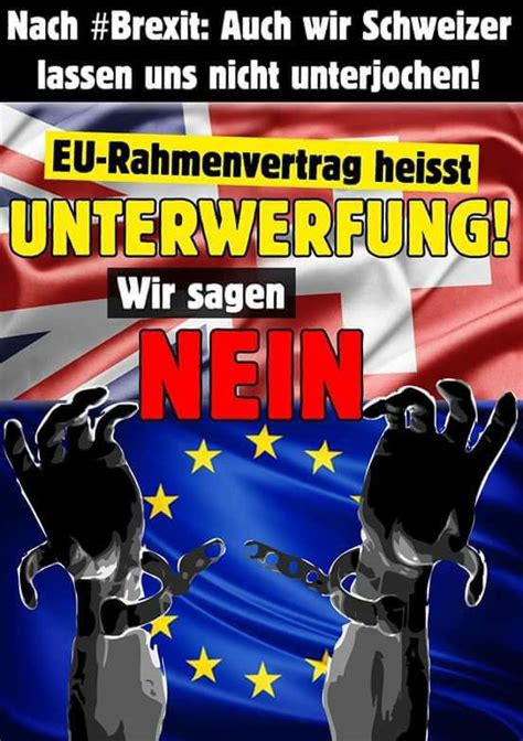 Alle drei länder sind nicht mitgliedstaaten der europäischen union (eu). NEIN ZUM RAHMENABKOMMEN MIT DER EU - Patrioten Schweiz