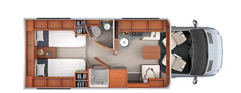 The sport travel trailer line by airstream has two very different floorplans, both of which are worthy of consideration as small luxury trailers. Unity Class C RV | Leisure travel vans, Travel van, Rv ...