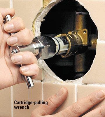 Eric guides you through the process of how to replace a bathroom faucet, including how to remove the fastenings and install a new faucet without. Tub and Shower Cartridge Faucet Repair and Installation ...
