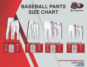 Custom Team Uniform Size Charts Full Gorilla Apparel