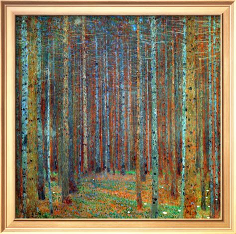 Forest of beech trees gustav klimt paintings, prints & posters. Tannenwald Pine Forest, 1902 by Gustav Klimt Tannenwald ...