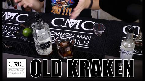 Imagine an old fashioned designed with a spiced rum and you're on the right path to the old kraken. The Old Kraken Cocktail - YouTube