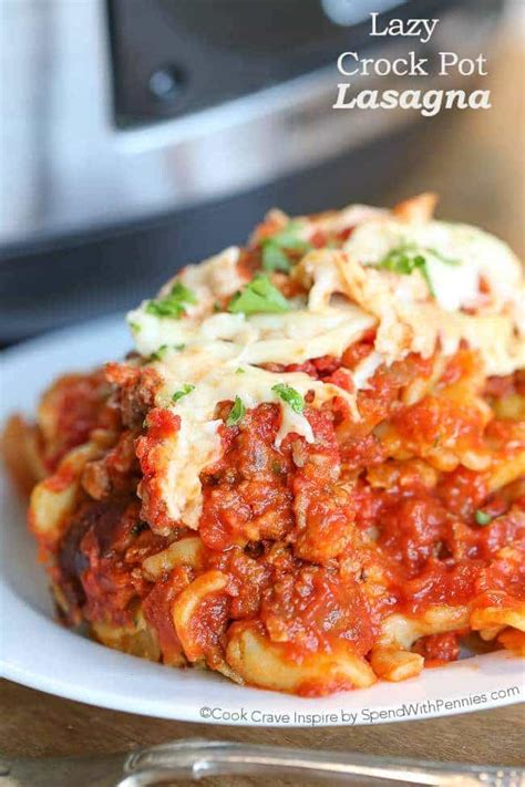 Check spelling or type a new query. Lazy Crock Pot Lasagna Recipe (Ravioli) - CUCINA DE YUNG